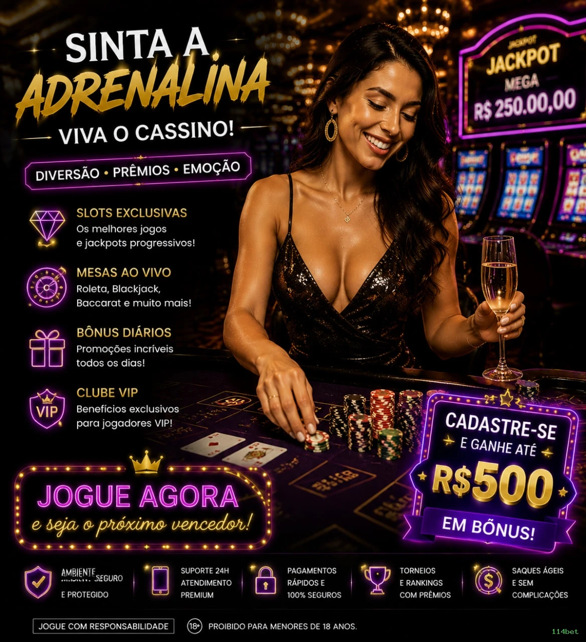 Formulário registro 114bet